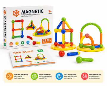 Magnetic Building Blocks Set – Spark Creativity & Early Engineering Fun!